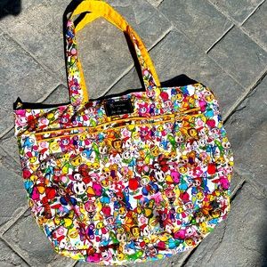 Tokidoki x Ju Ju Be tote bag - 21” wide x 16” tall